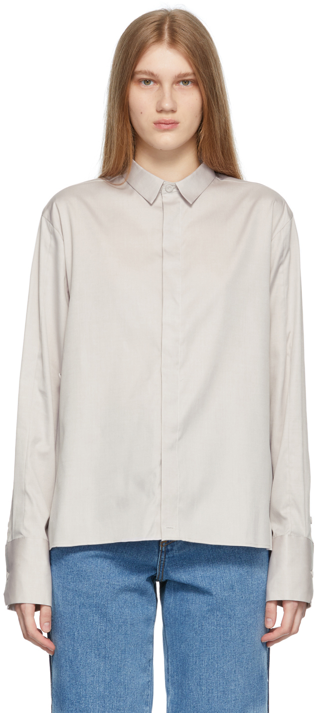 ADER error: Beige Croll Shirt | SSENSE