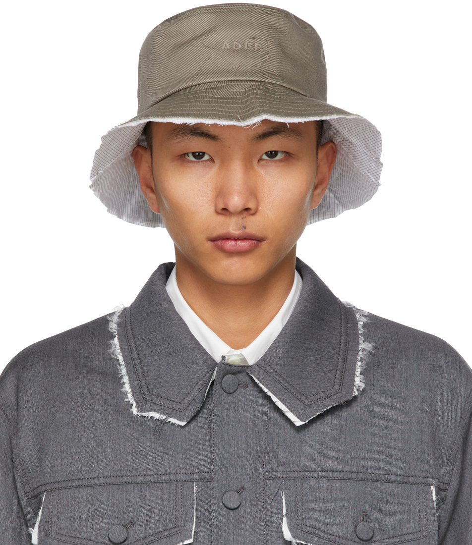 ADER error: Khaki 04 Bucket Hat | SSENSE