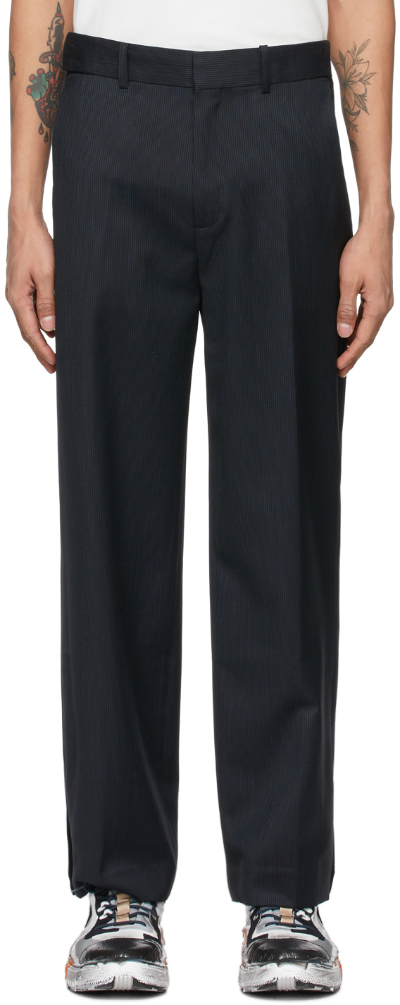 Black Striped Blang Trousers Black Striped Blang Trousers