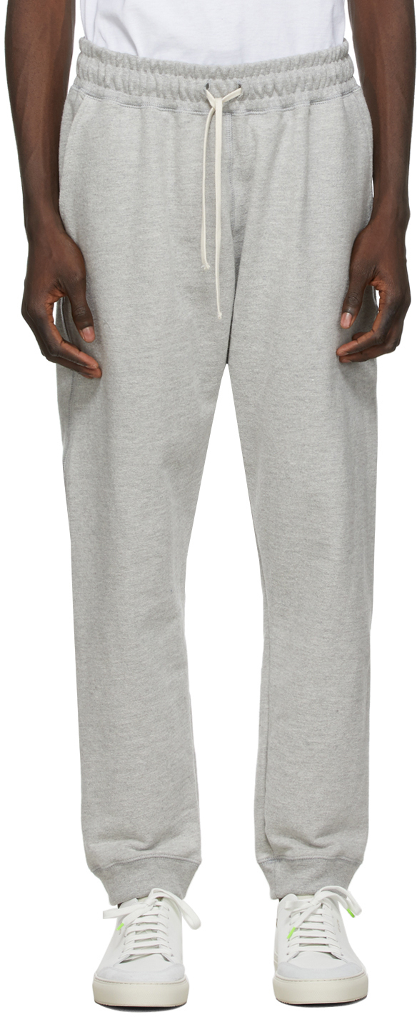 Bather: Grey Cotton Sweatpants | SSENSE Canada