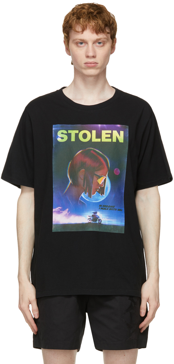 Stolen Girlfriends Club: SSENSE Exclusive Black In Dreams T-Shirt | SSENSE