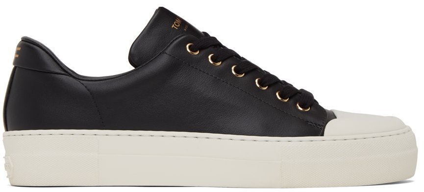 TOM FORD Black City Grace Low Sneakers