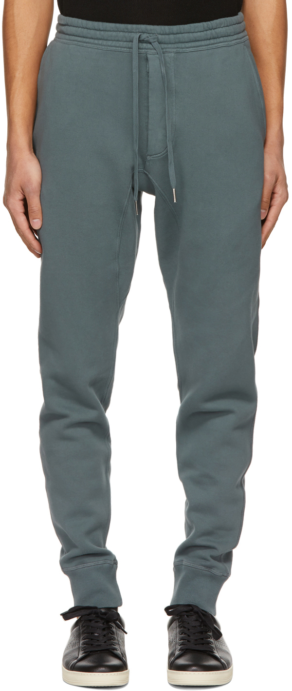 TOM FORD: Green Garment-Dyed Lounge Pants | SSENSE