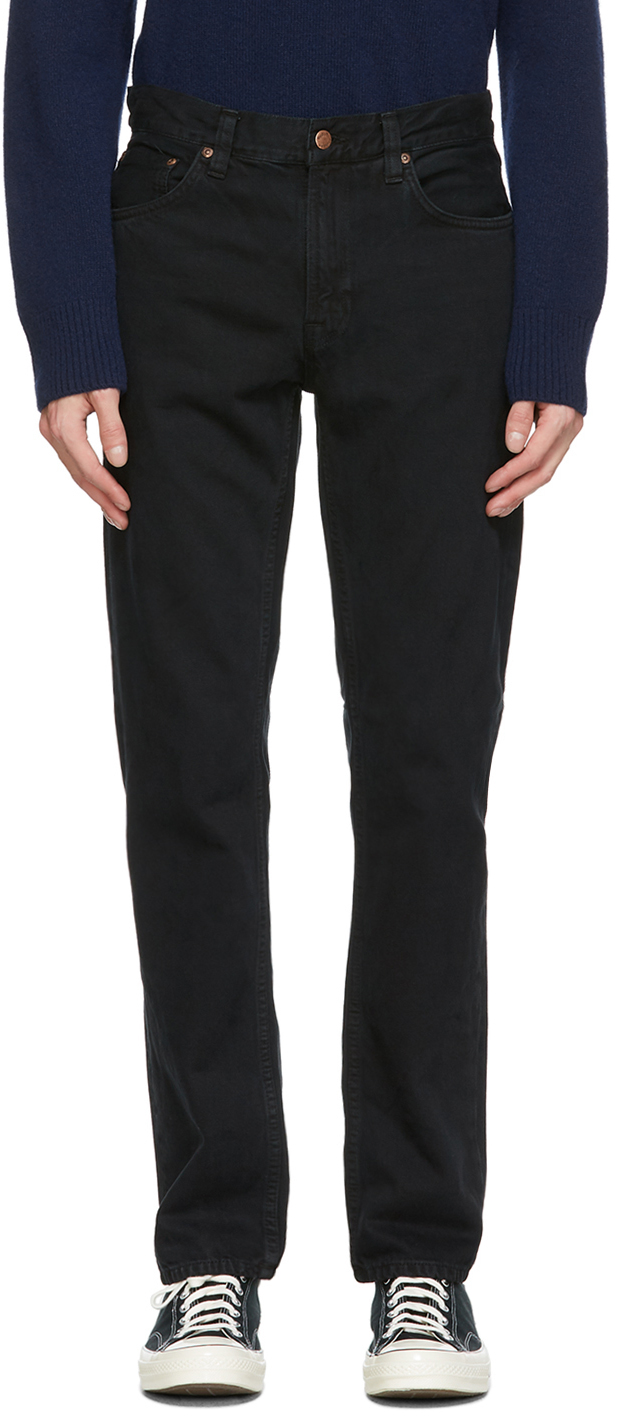 Nudie Jeans Black Gritty Jackson Jeans 