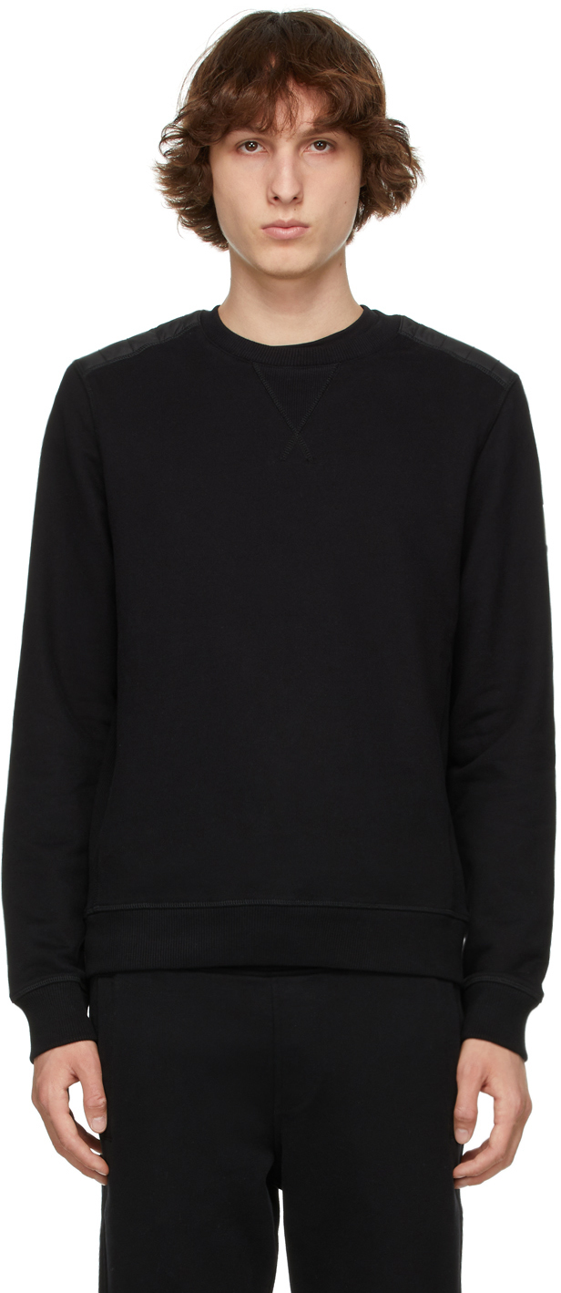 Belstaff: Black Jarvis Sweatshirt | SSENSE