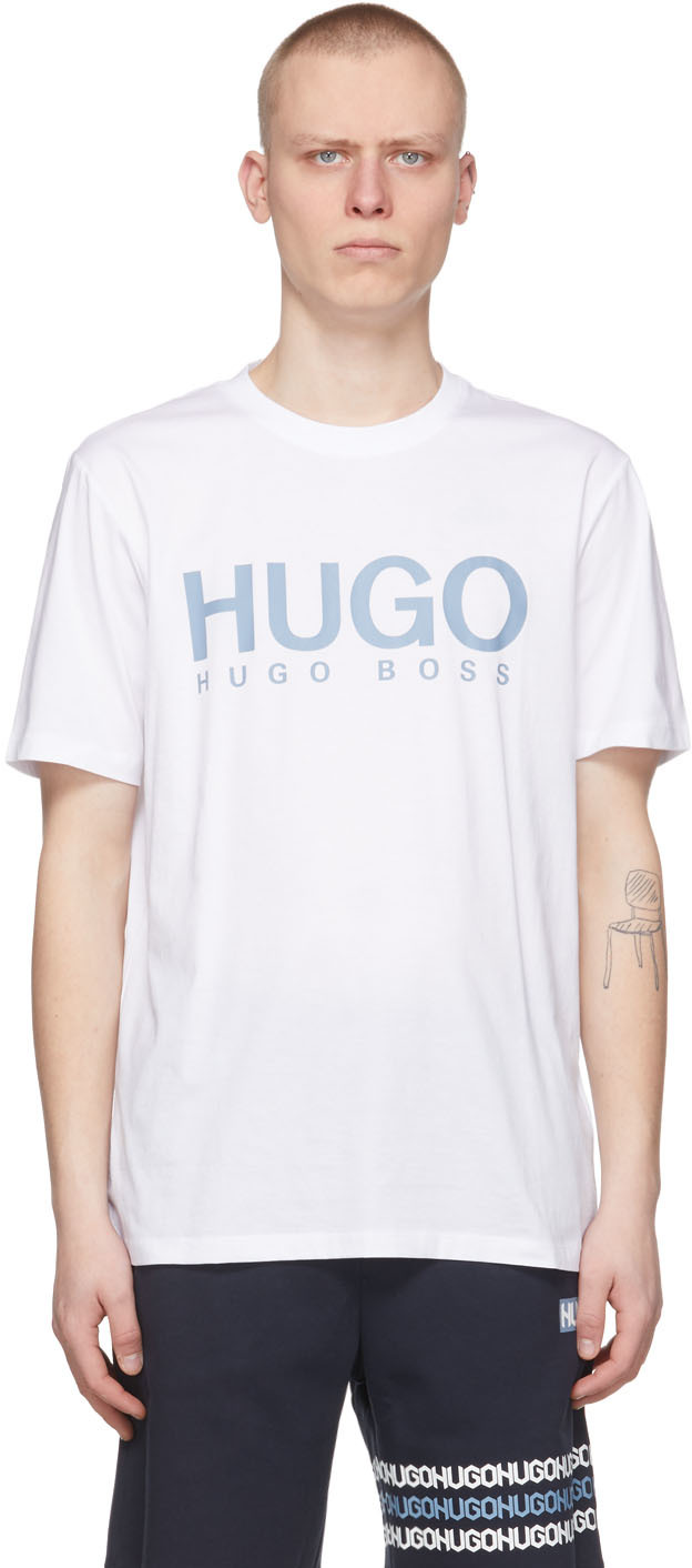Hugo: White Dolive212 T-Shirt | SSENSE