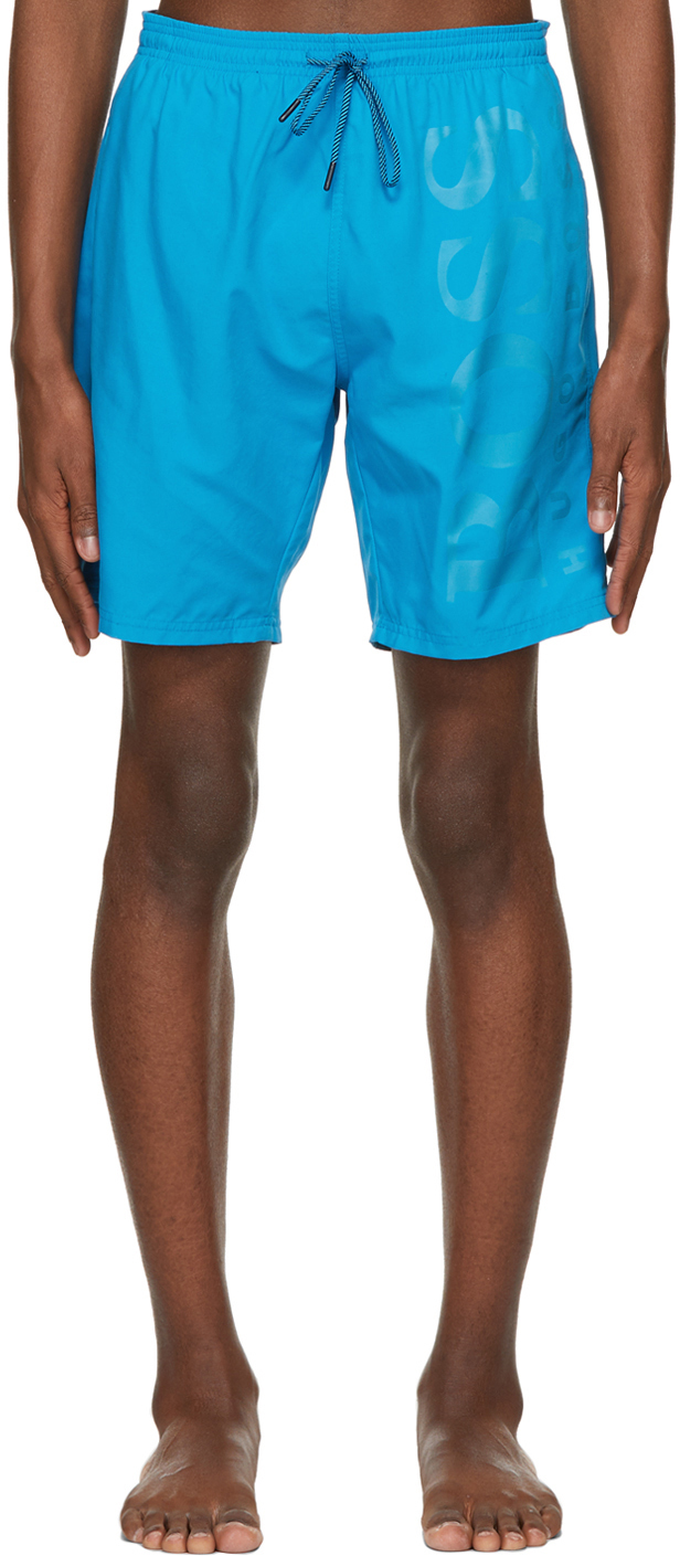 blue boss shorts