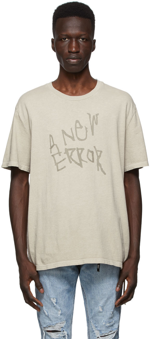 Ksubi Beige 'Error' Kore T-Shirt