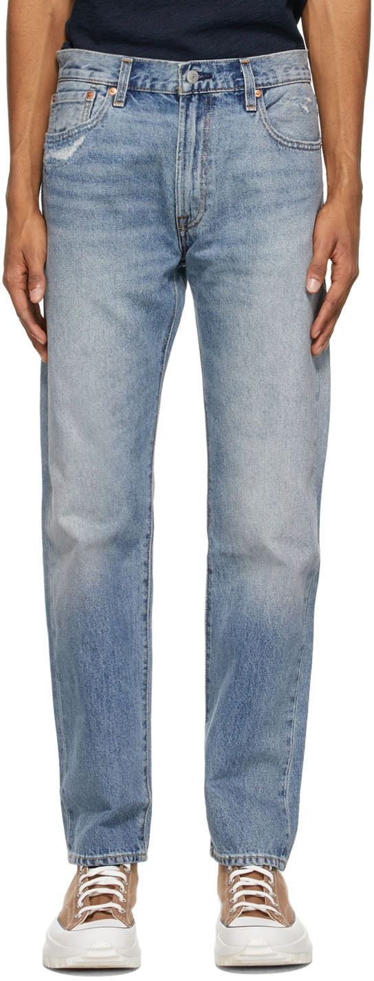 Levi's: Blue 551 Z Authentic Straight Jeans | SSENSE Canada