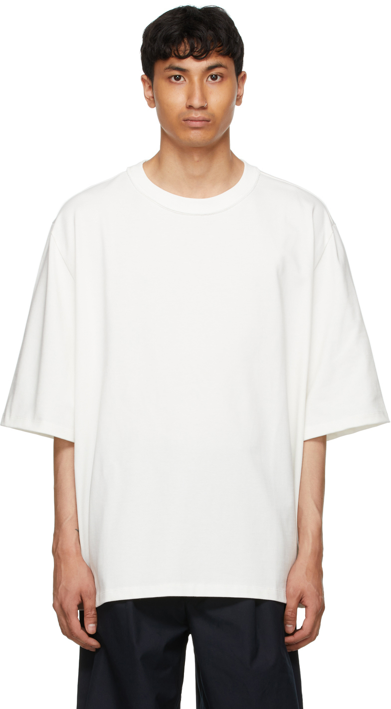 White Oversized T-Shirt by Camiel Fortgens on Sale