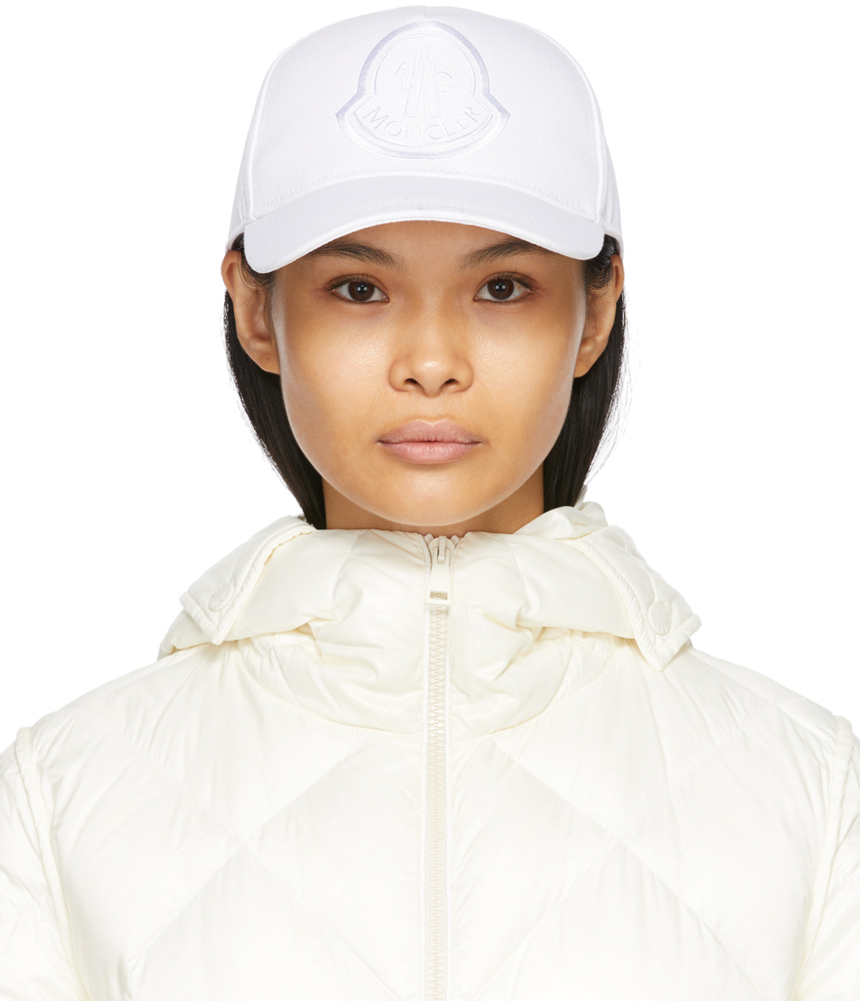 white moncler cap