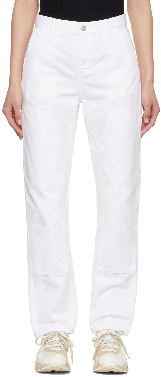 Carhartt Work In Progress White Sonora Jeans