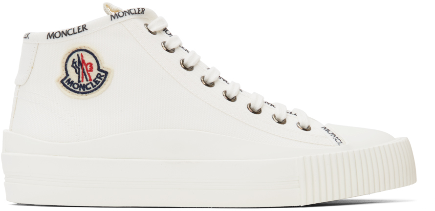 Moncler White Lissex Sneakers