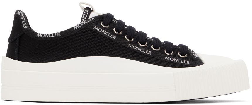 Moncler Black Canvas Glissiere Sneakers