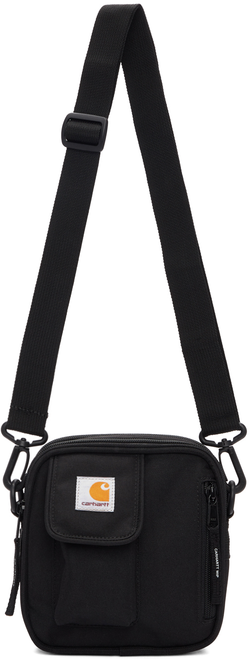 Carhartt Work In Progress Black Small Essentials Pouch SSENSE