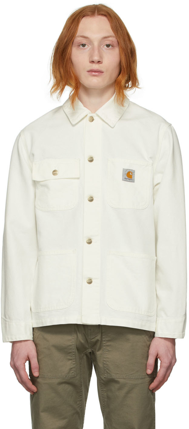 Off-White Michigan Jacket by Carhartt Work In Progress on Sale