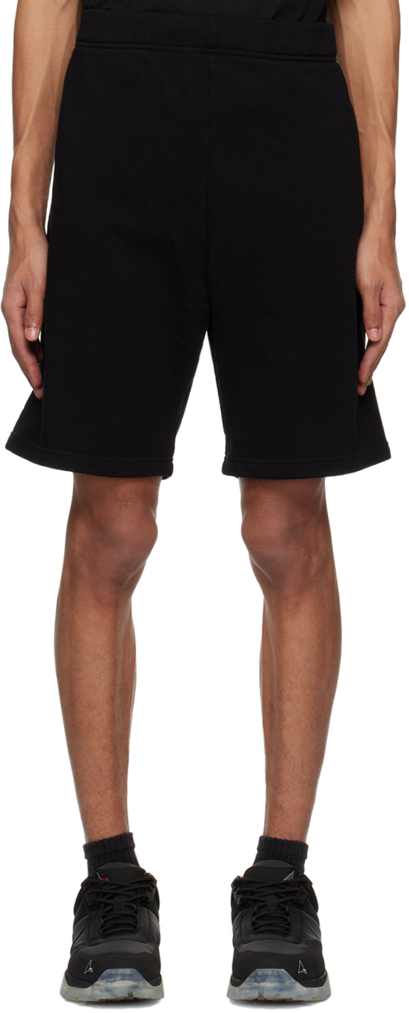 Black Pocket Sweat Shorts