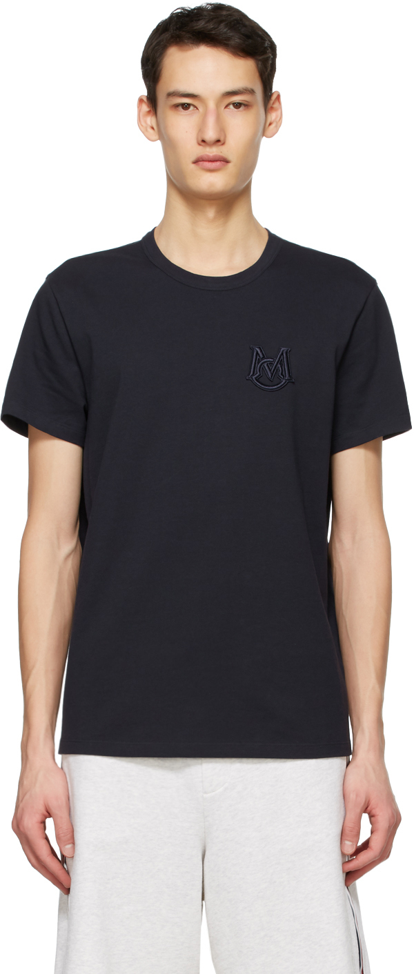 Moncler Navy Logo T-Shirt