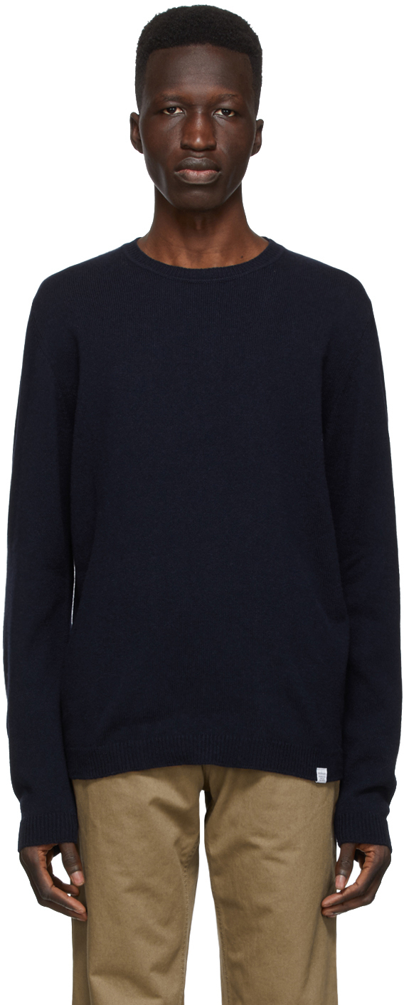 Navy Wool Sigfred Sweater