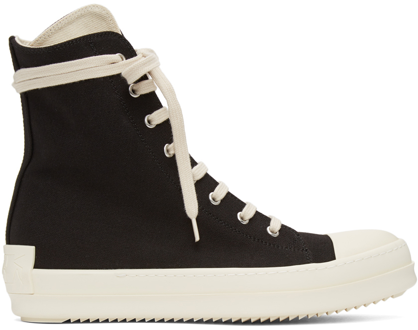 rick owens high sneakers