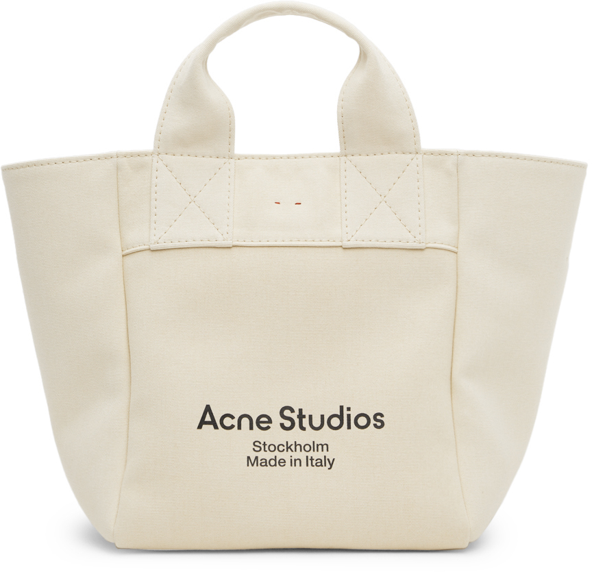 Acne Studios Beige Large Shopper Tote 211129F049006