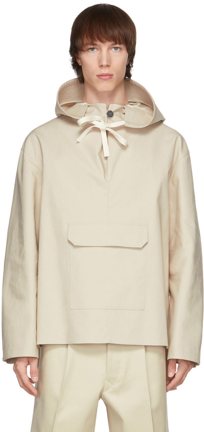 UNIFORME ベージュ アノラック パーカー