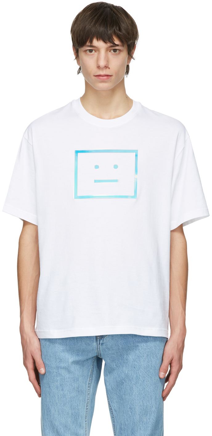 Acne Studios White Relaxed T-Shirt
