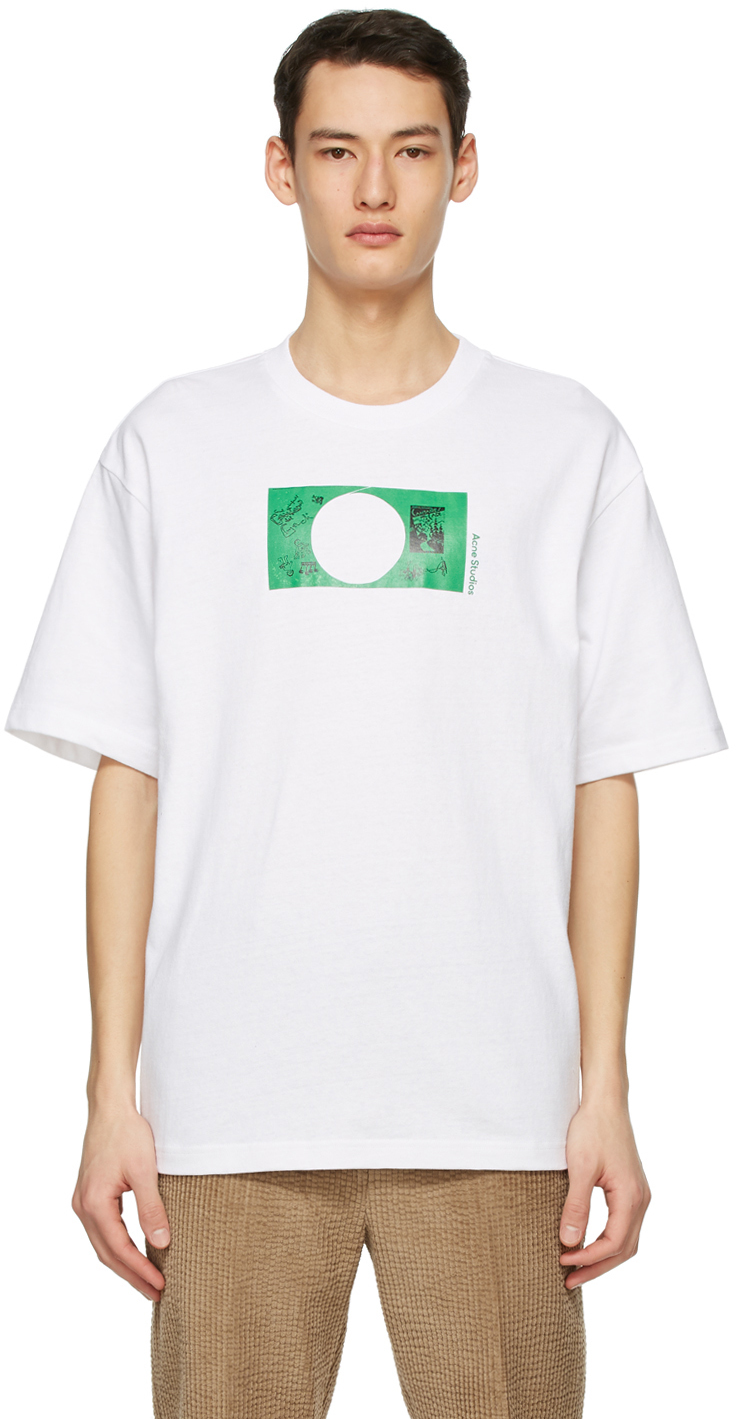 acne studios t shirt white