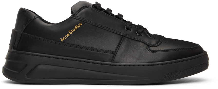 Acne Studios Black Lace Up Sneakers 211129M237052