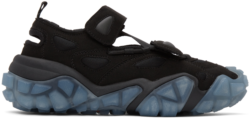 Black & Blue Velcro Sneakers