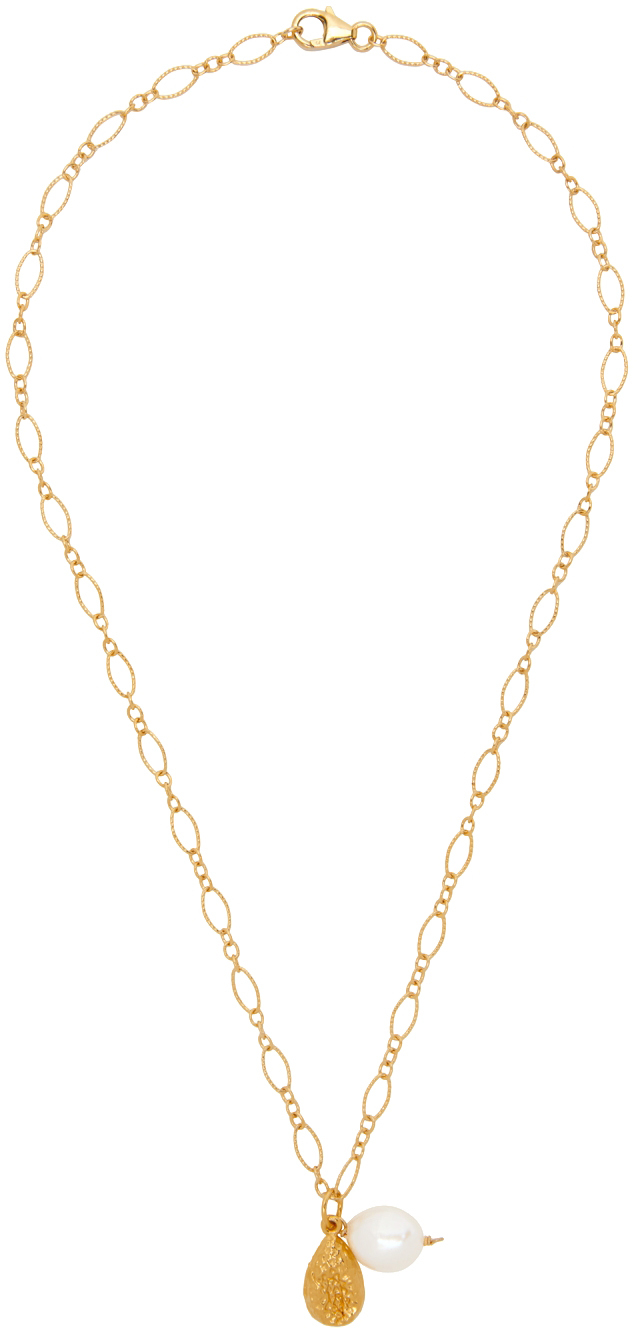 Alighieri Gold ‘The Tale Of The Teardrop And The Pearl’ Necklace