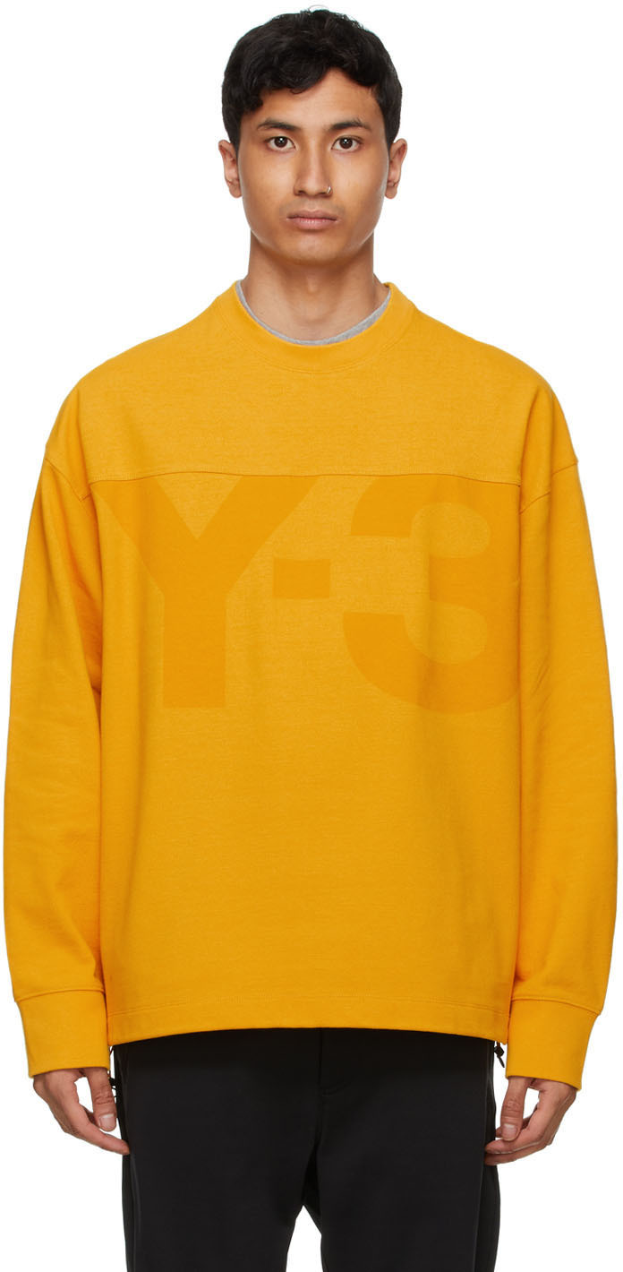 Y-3 Yellow Heavy Piqué Classic Sweatshirt