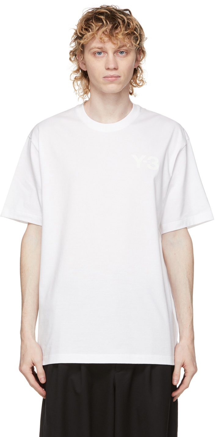 決算特価 送料無料 Y 3 長袖 ロゴ Tシャツ White 予約販売品 Hokkaidoizakaya Id