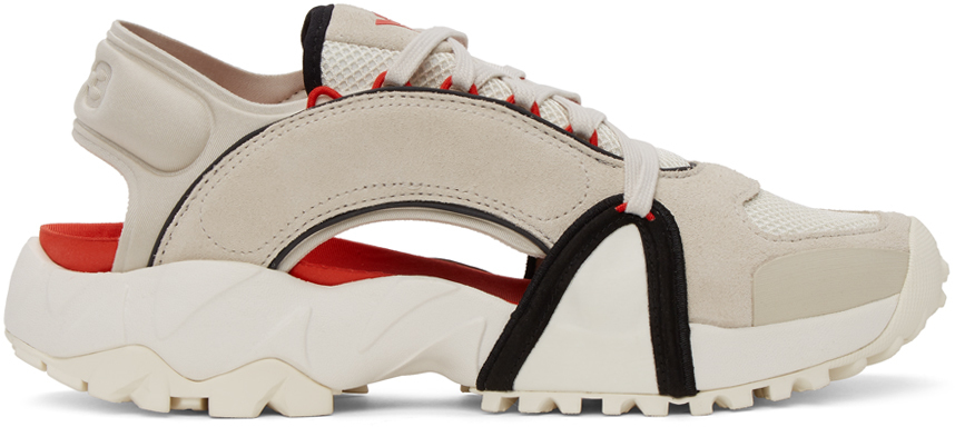 Y-3 Taupe Notoma Sandals - FZ4509