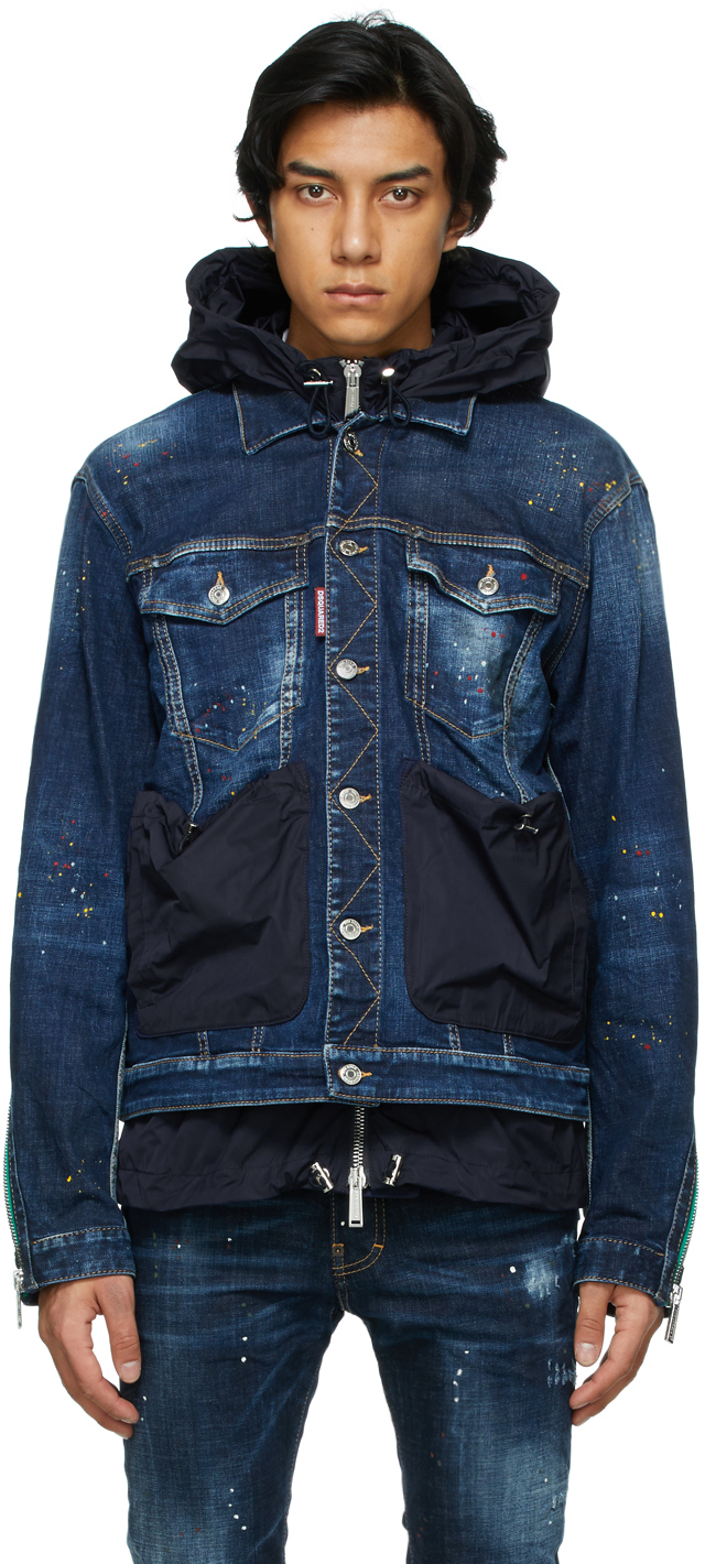 denim jacket dsquared