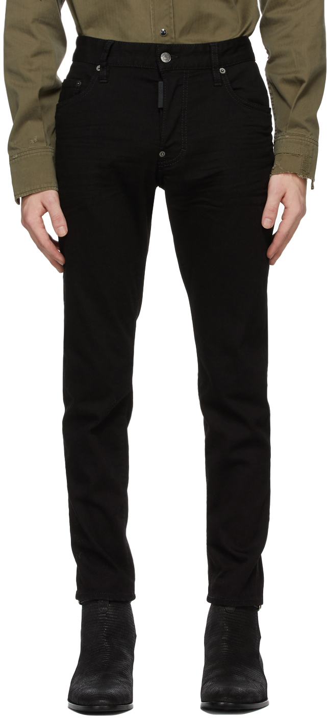 Dsquared2 Black Skater Jeans SSENSE