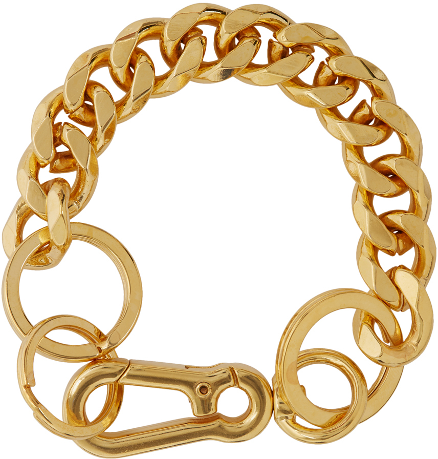 Martine Ali: Bracelet doré Cuban Link 