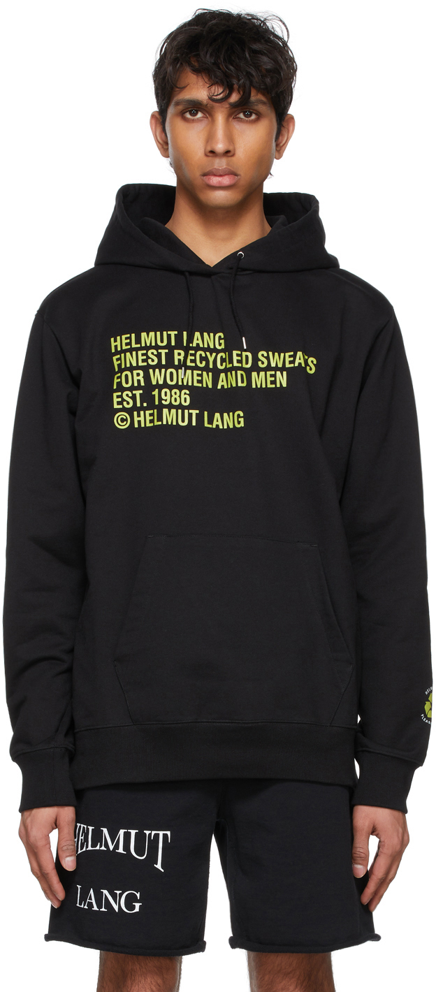 Black helmut lang hoodie Clearance