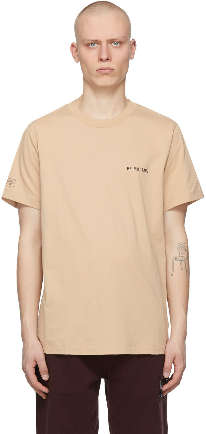 Helmut Lang: Tan 'Older' T-Shirt | SSENSE Canada