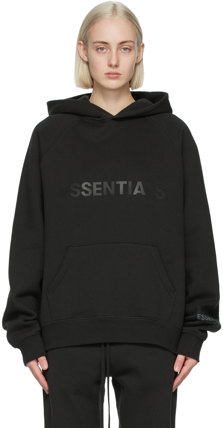 essentials nb logo hoodie