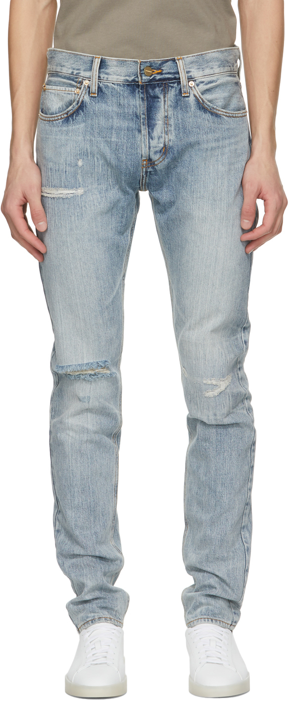 Essentials: Blue Denim Jeans | SSENSE UK