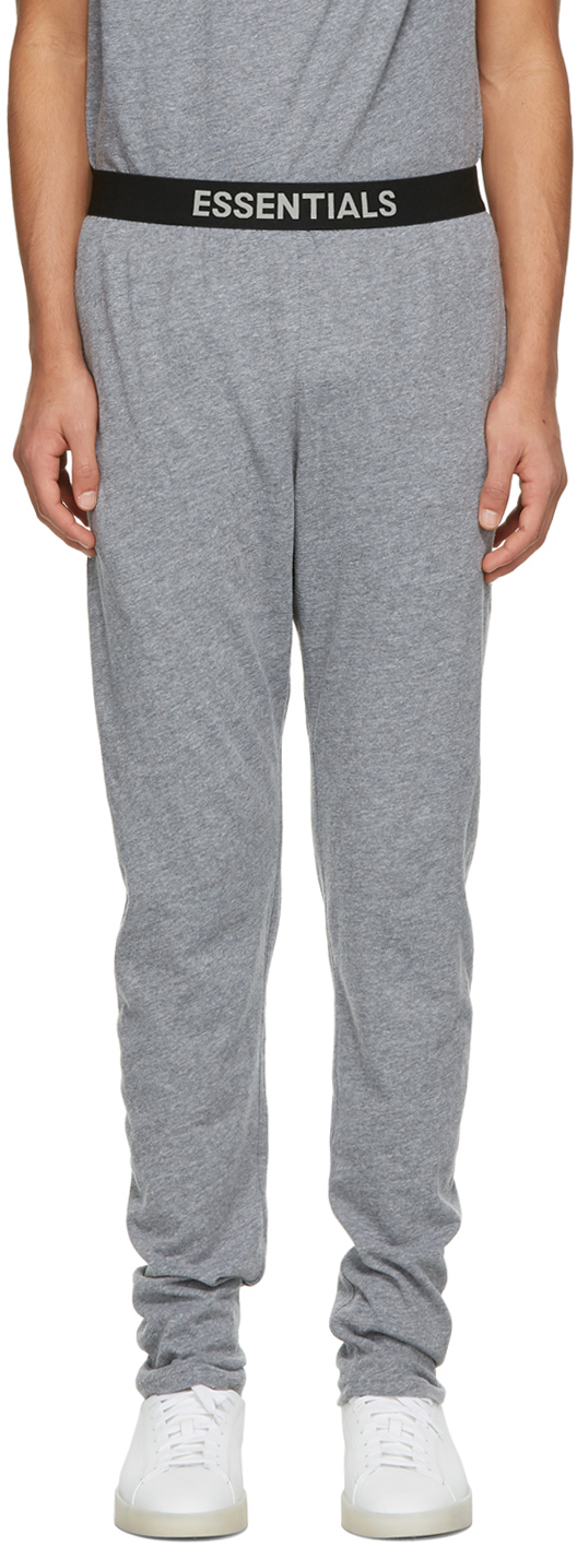 Essentials Grey Jersey Lounge Pants