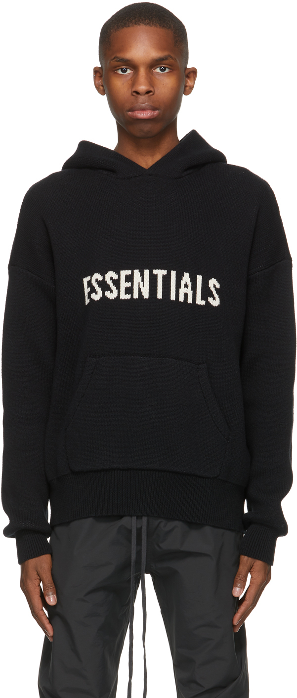 essentials knit hoodie ssense購入