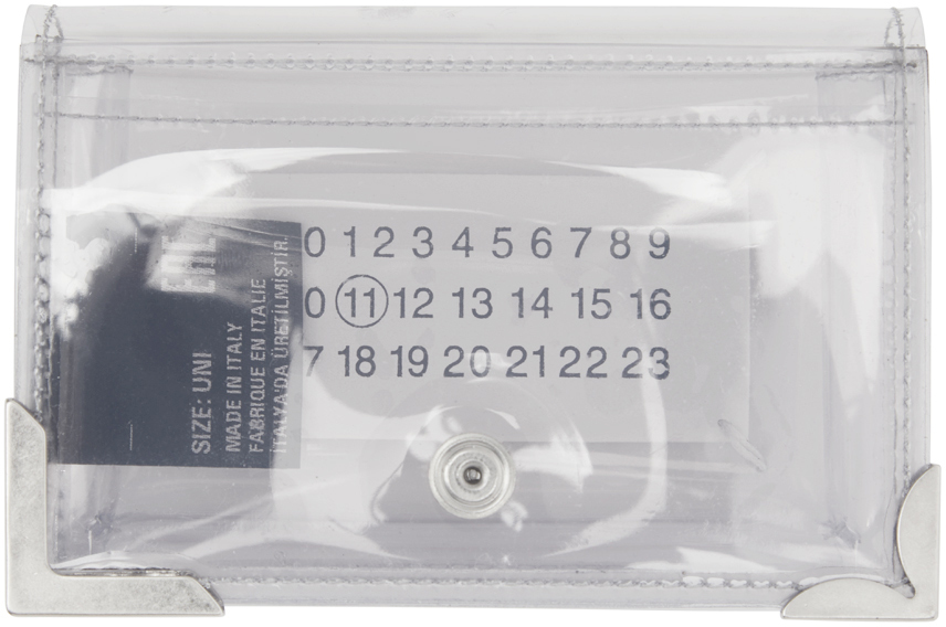Maison Margiela SSENSE Exclusive Transparent PVC Wallet