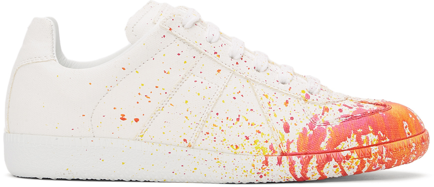 Maison margiela clearance paint drop sneakers