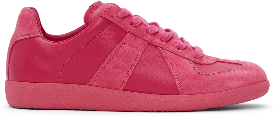 pink maison margiela sneakers