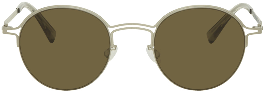 Maison Margiela: Silver MYKITA Edition MMCRAFT014 Sunglasses | SSENSE