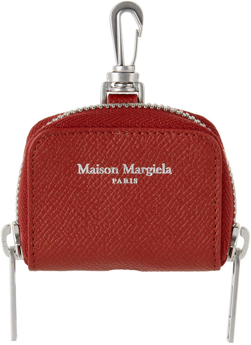 Maison Margiela Red Leather Logo AirPods Pro Case
