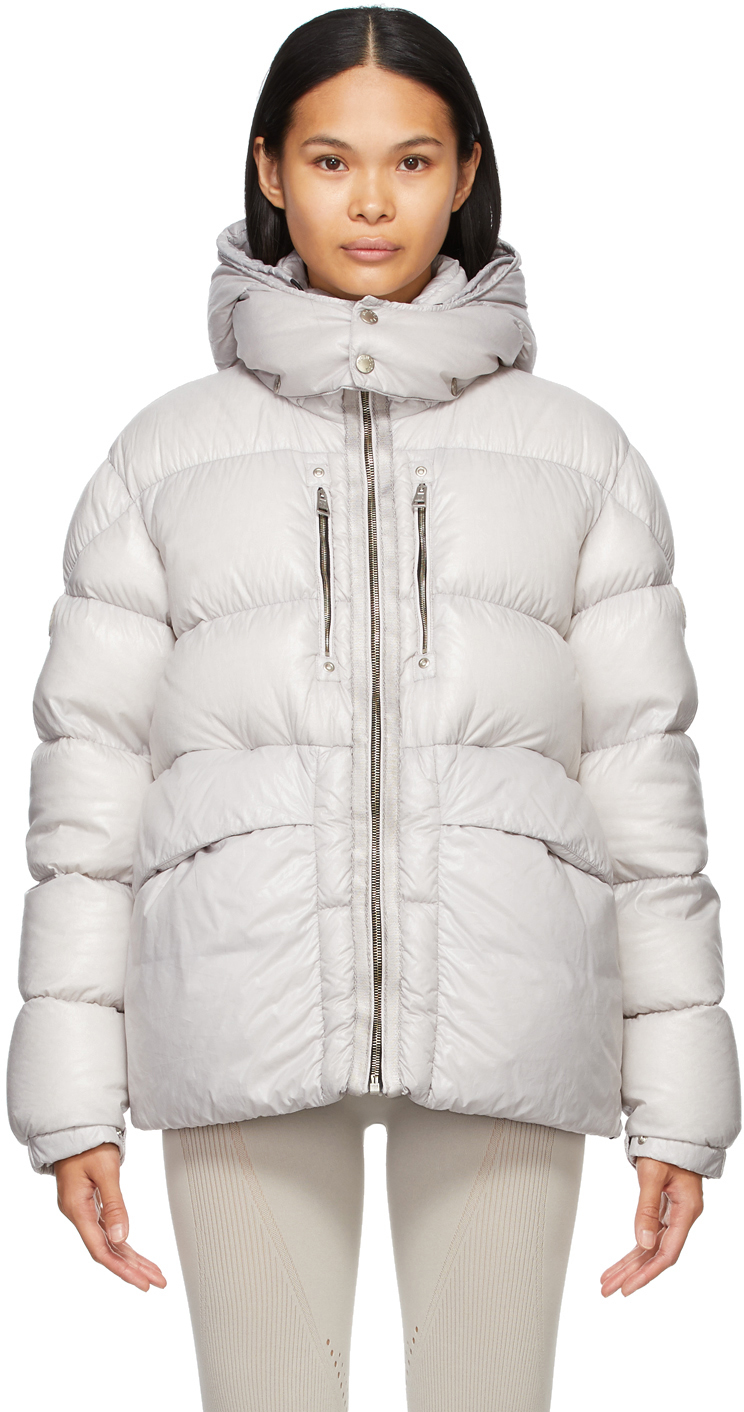 Moncler Genius: 6 Moncler 1017 ALYX 9SM Grey Down Forest Jacket | SSENSE