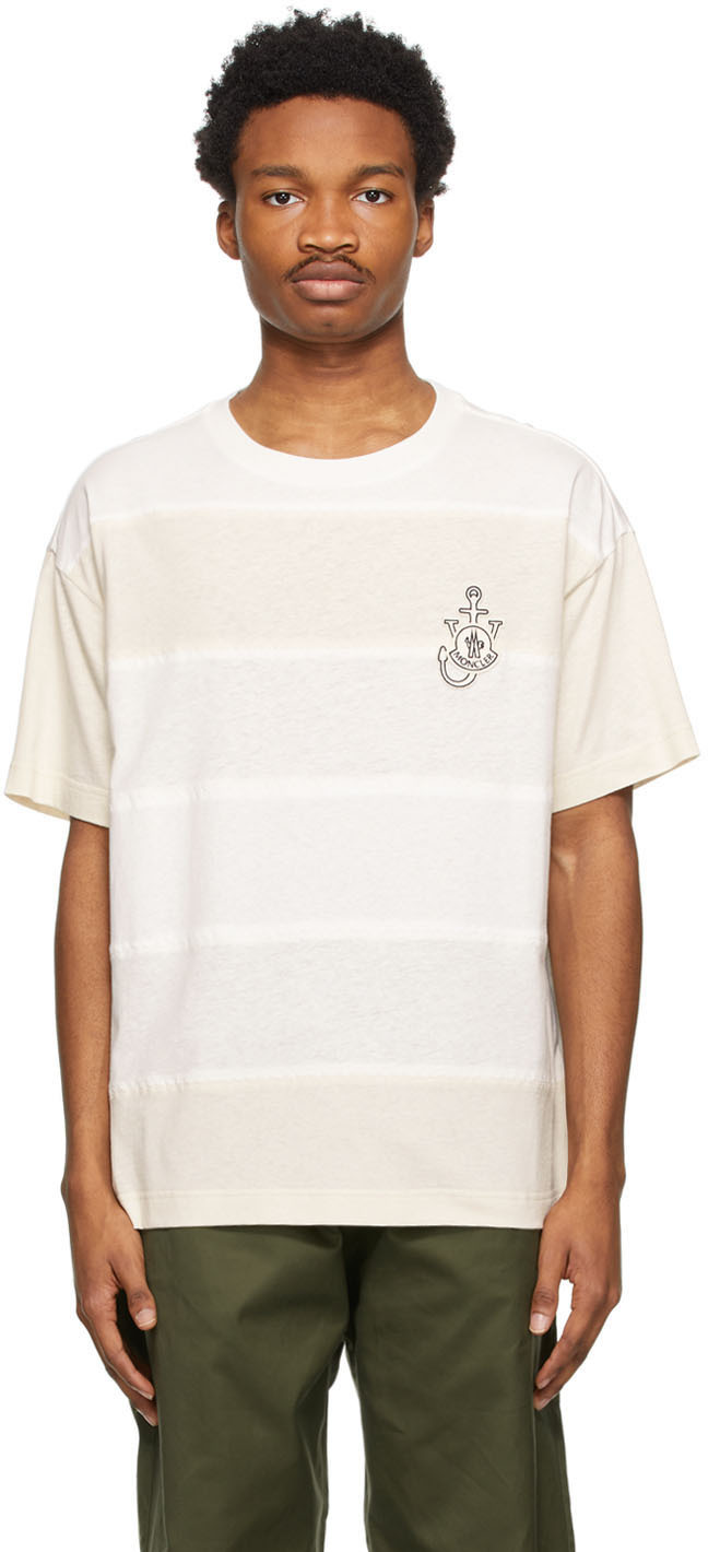 1 Moncler JW Anderson White Hemp T-Shirt